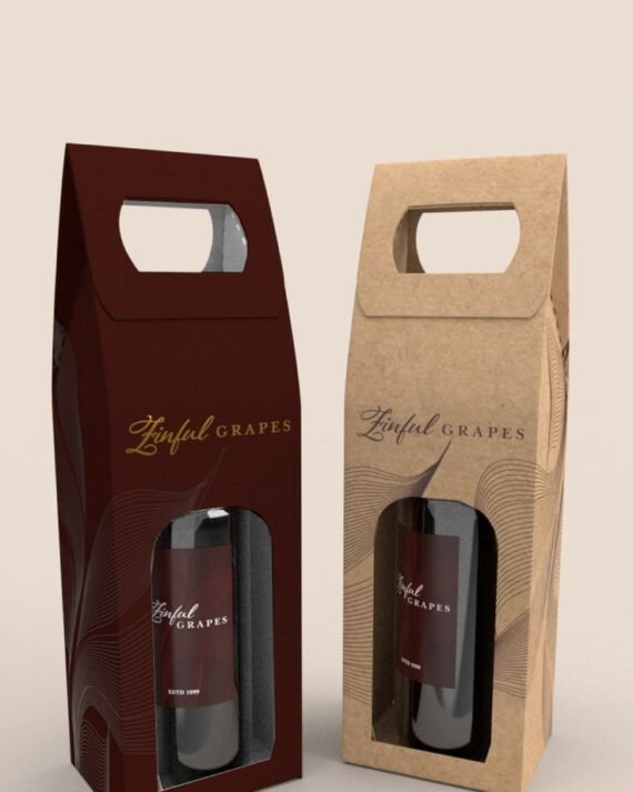 4-Pack Bottle Carriers Boxes